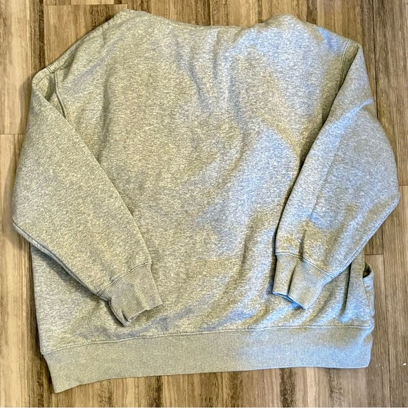 nike sportswear phoenix fleece hoodie - heather gray/grey, oversized, size large - Picture 8 of 8